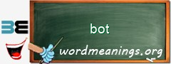 WordMeaning blackboard for bot